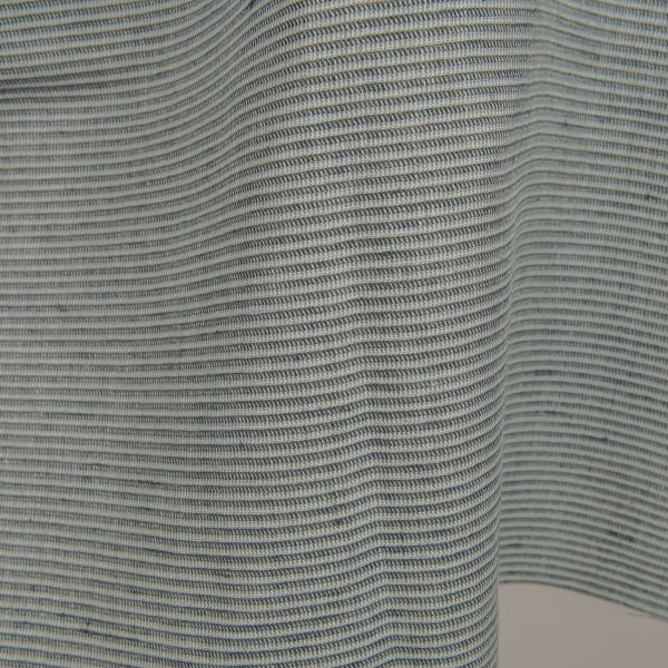 Linen fabric green-grey small pattern close up detail