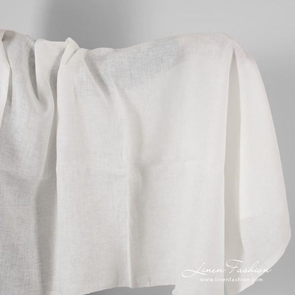 Off-white linen fabric