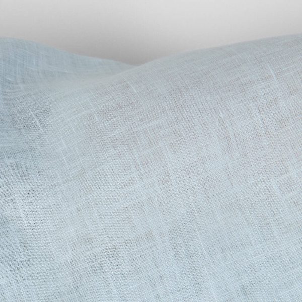 Linen fabric plain pale green, lightweight