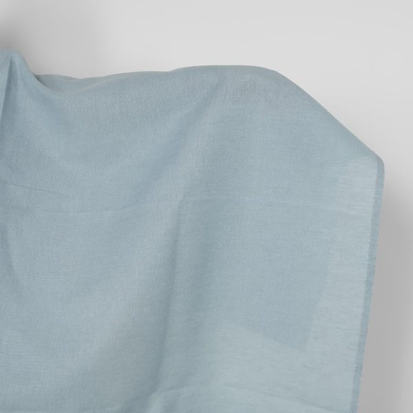 Linen fabric light greyish blue