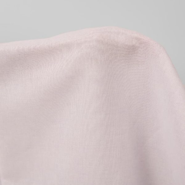 Wide linen cotton fabric lilac colour product photo