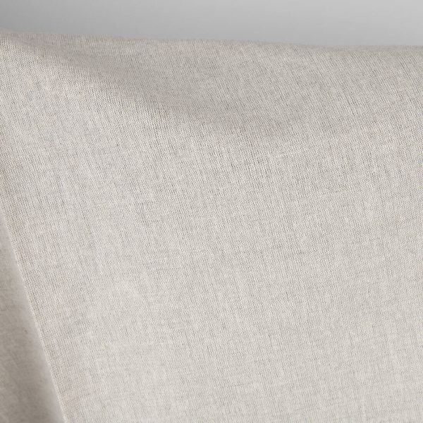 Linen / cotton fabric in light grey for bed, table linen, clothes