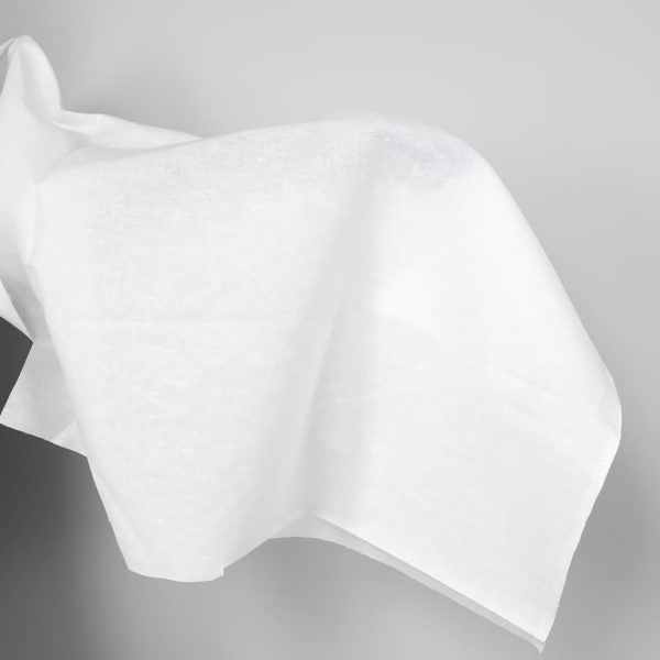 Wide linen cotton fabric in optical white