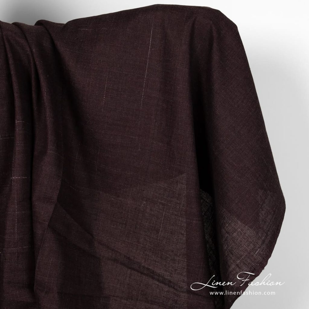 Cherry linen fabric