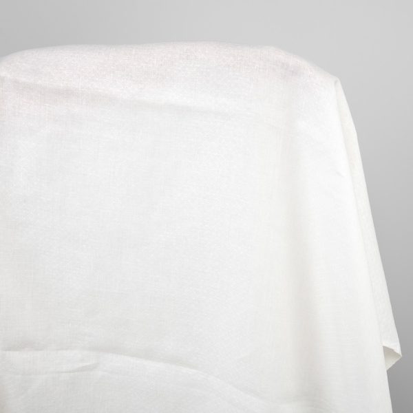 Off-white linen fabric