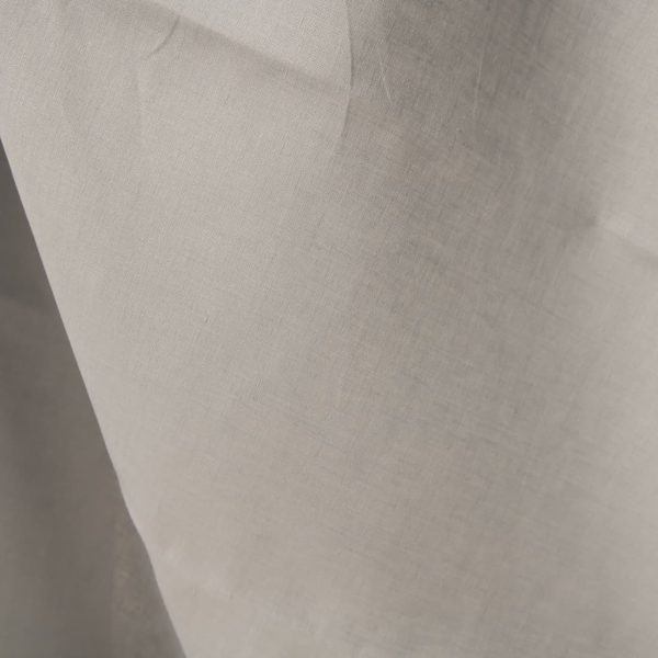 Linen fabric light grey colour 150cm