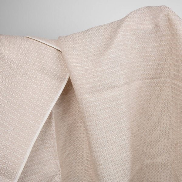 linen light brown fabric patterned