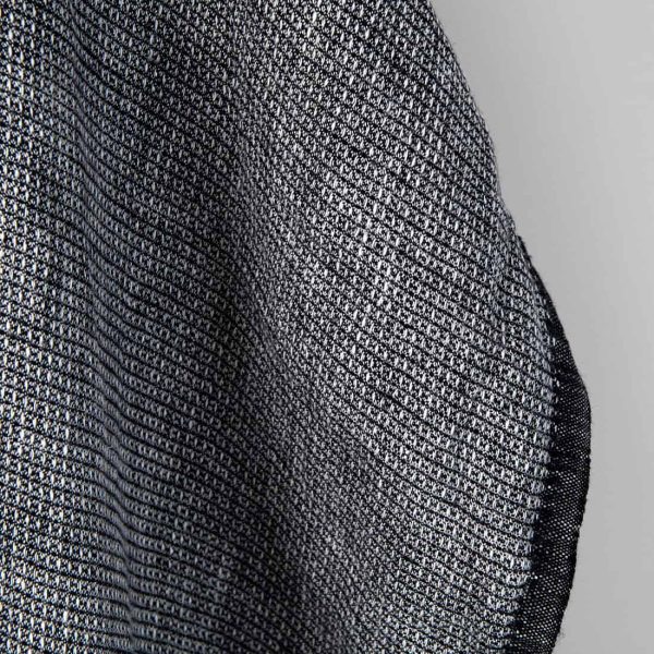 Washed linen fabric back and white waffle, specially washed softened fabric