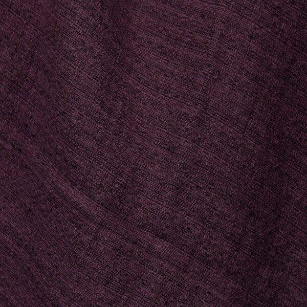 Violet linen fabric in tweed, washed
