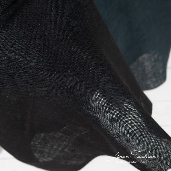 Double-sided, double-layered linen fabric