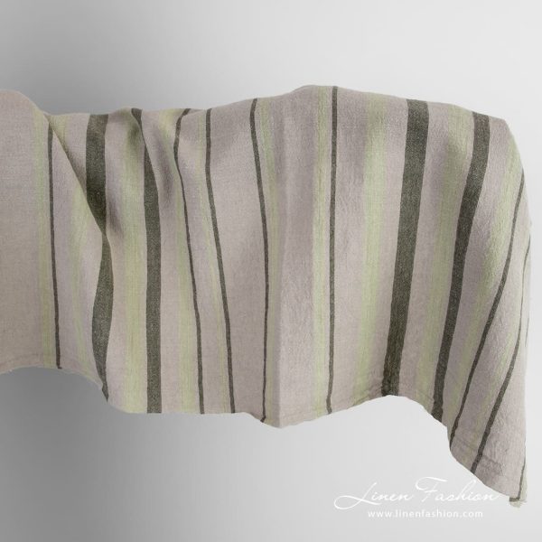 Wide linen cotton fabric