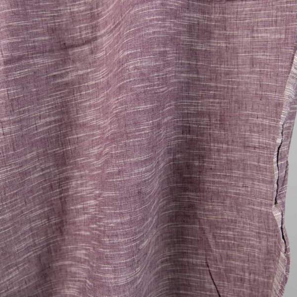 linen cotton purple washed fabric, iregular