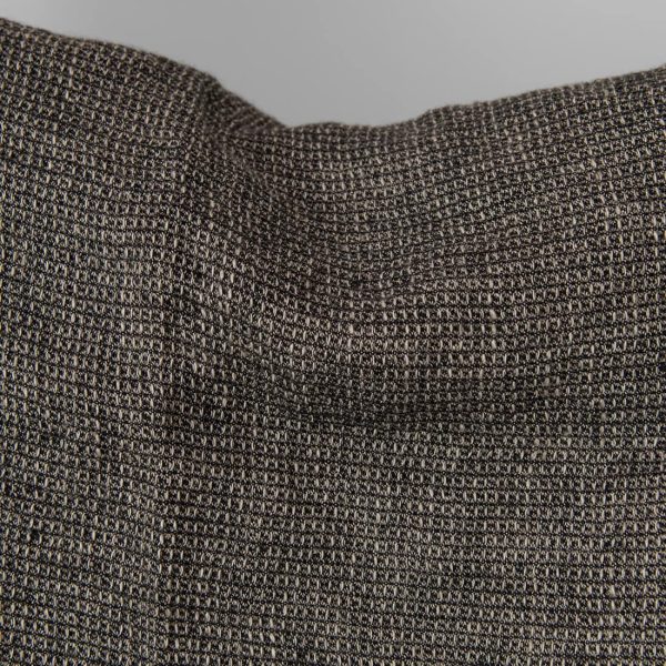 linen wool waffle fabric, washed.