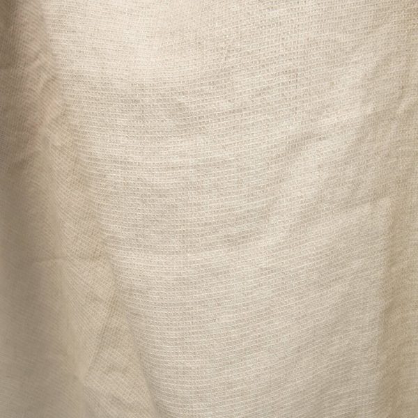 linen wool waffle sand fabric, 140cm.
