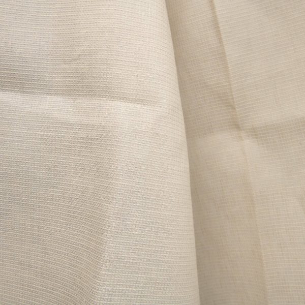 linen wool fabric in sand color medium weight
