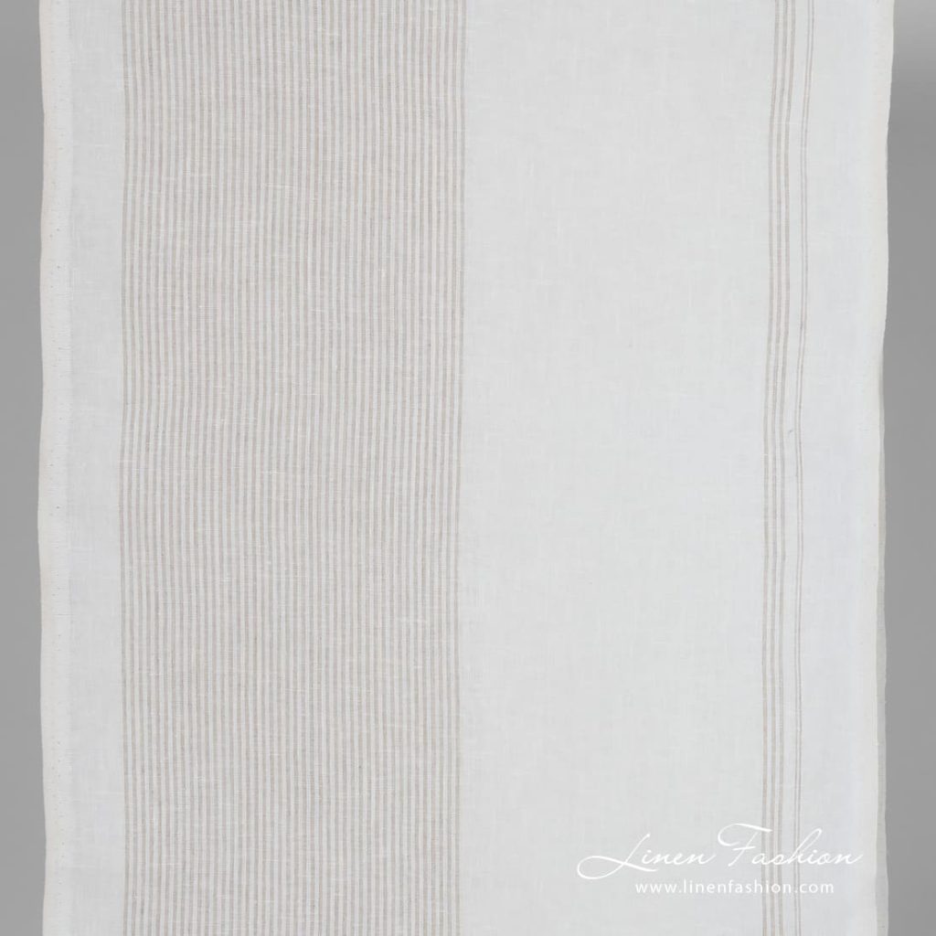 White linen fabric