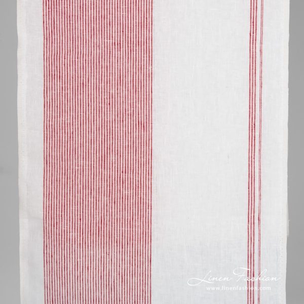 White linen fabric