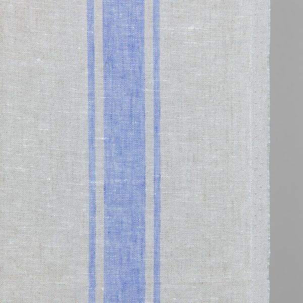 linen towel fabric blue stripes other border