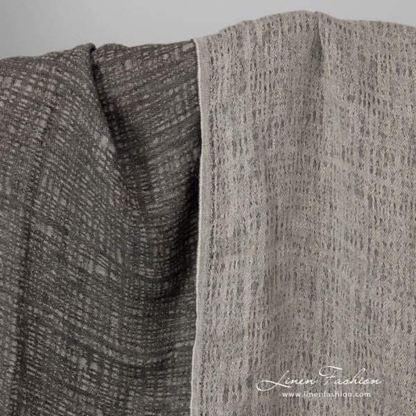 linen grey jacquard.