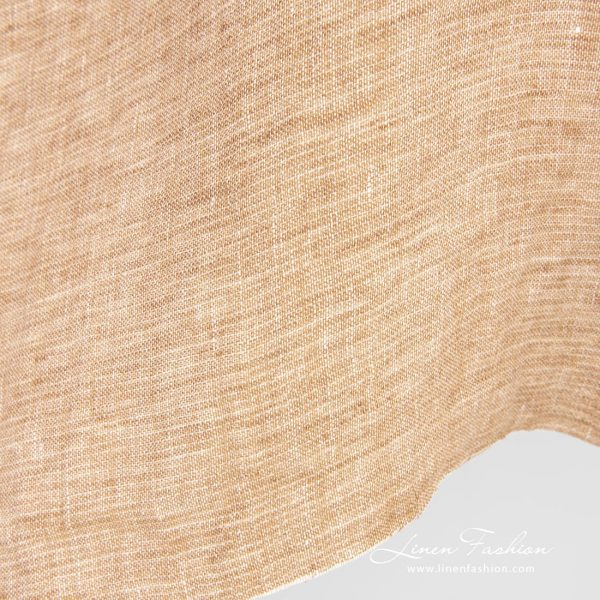 Linen fabric, specially washed to increase softness