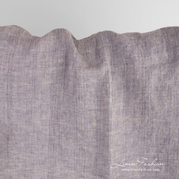 Linen fabric in melange colors
