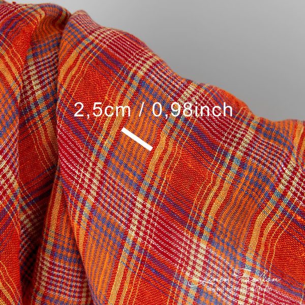 Transparent linen fabric, washed