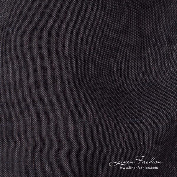 100% linen fabric in dark grape.