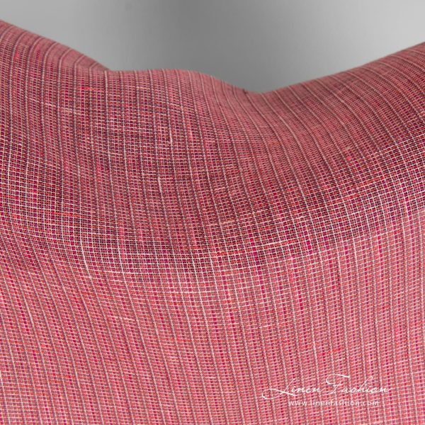 Rose linen gauze fabric