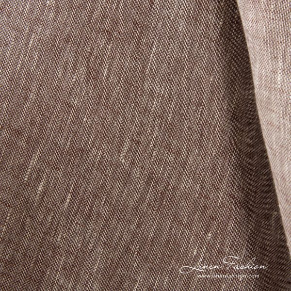 100% linen fabric in melange colors