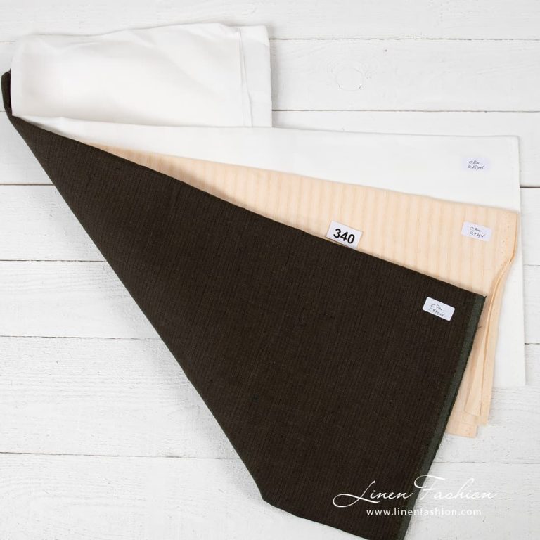 Linen fabrics cuts set No. 340.