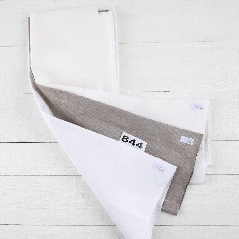 Linen Fabric Cuts, Set No. 844