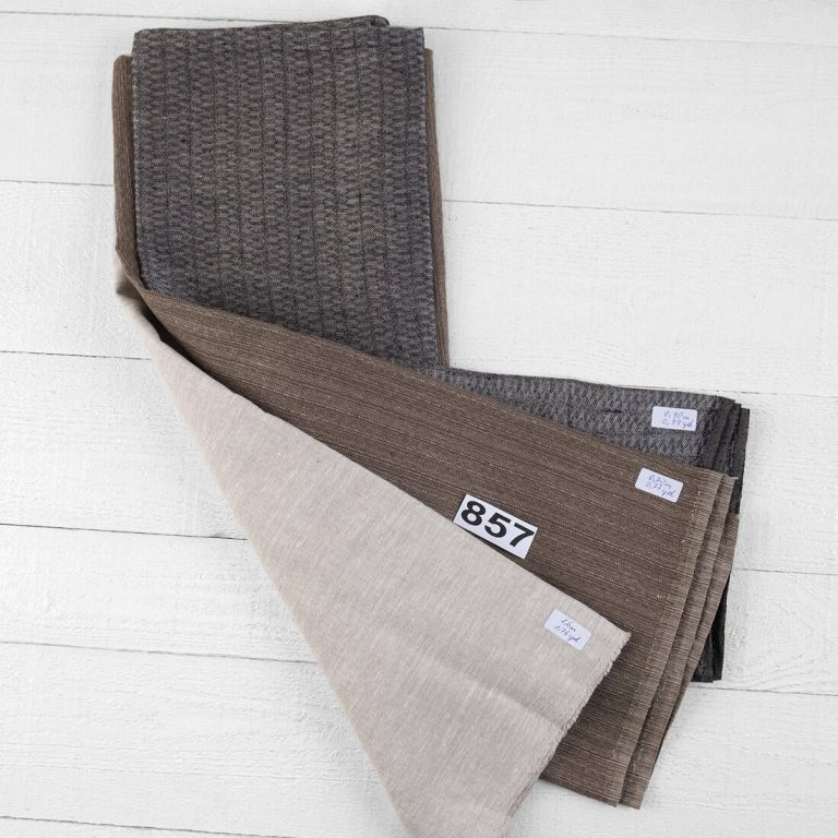Linen Fabric Cuts, Set No. 857