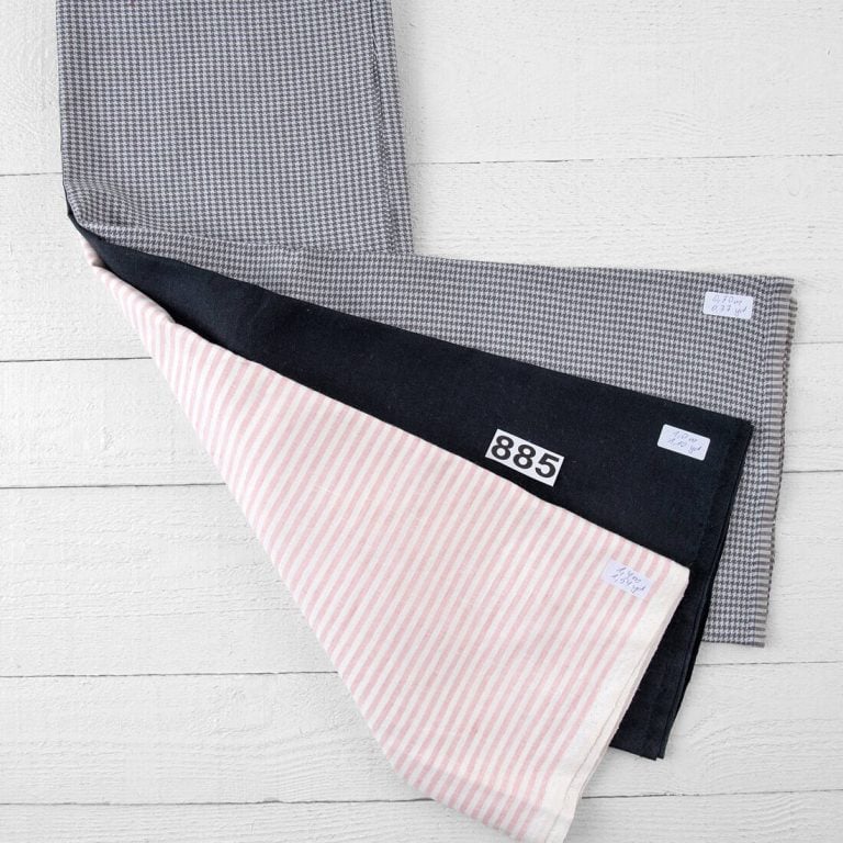 Linen Cotton Fabric Cuts, Set No. 885