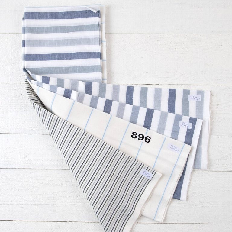 Linen Cotton Fabric Cuts, Set No. 896