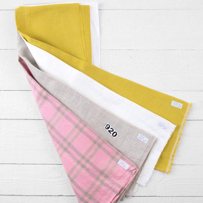 Linen Fabric Cuts, Set No. 920