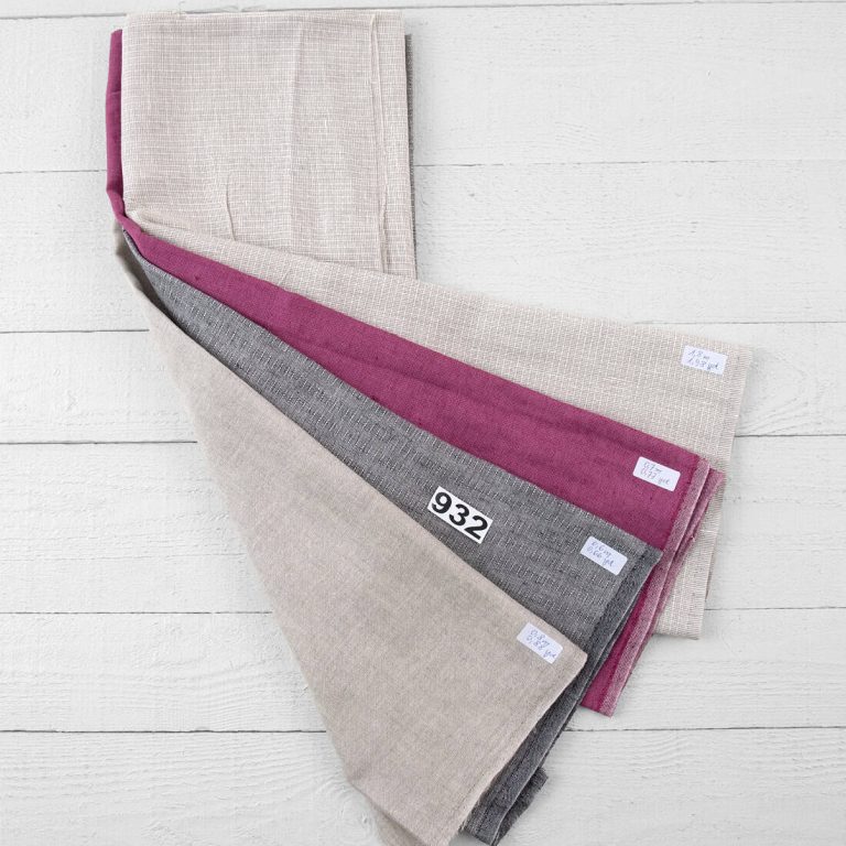Linen Cotton Fabric Cuts, Set No. 932