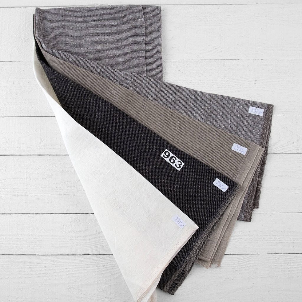 Linen Fabric Cuts, Set No. 963
