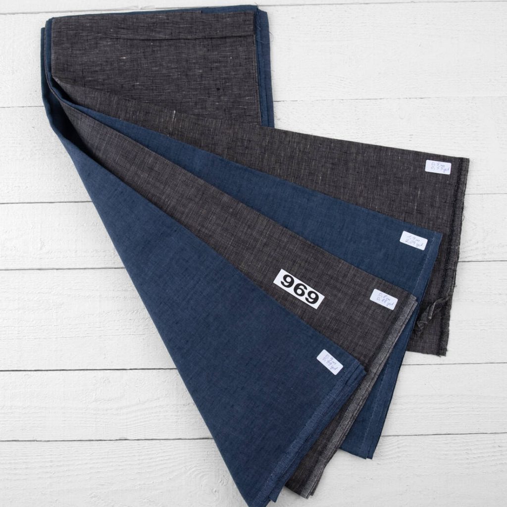 Linen Fabric Cuts, Set No. 969