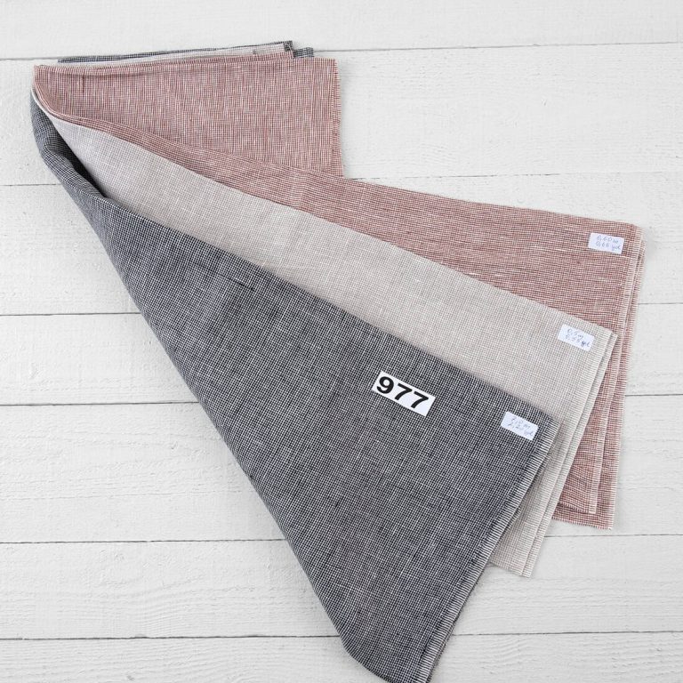 Linen Fabric Cuts, Set No. 977