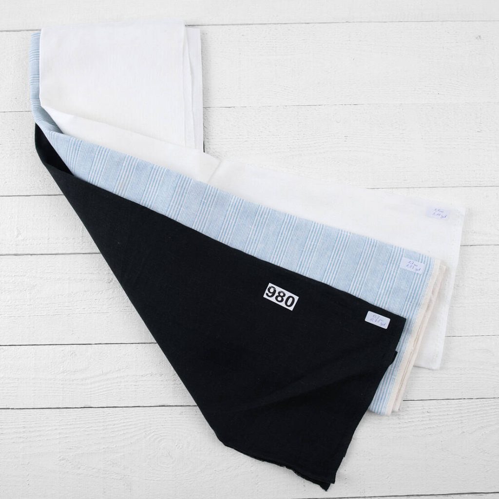 Linen Fabric Cuts, Set No. 980