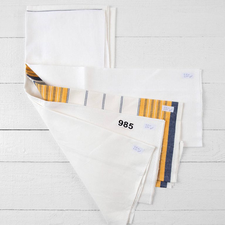 Linen Cotton Fabric Cuts, Set No. 985