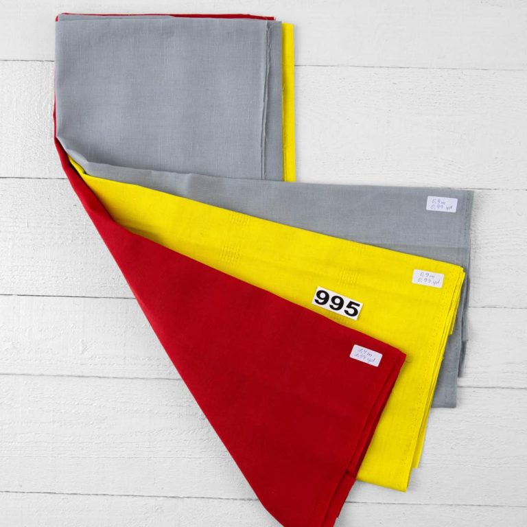 Linen Cotton Fabric Cuts, Set No. 995