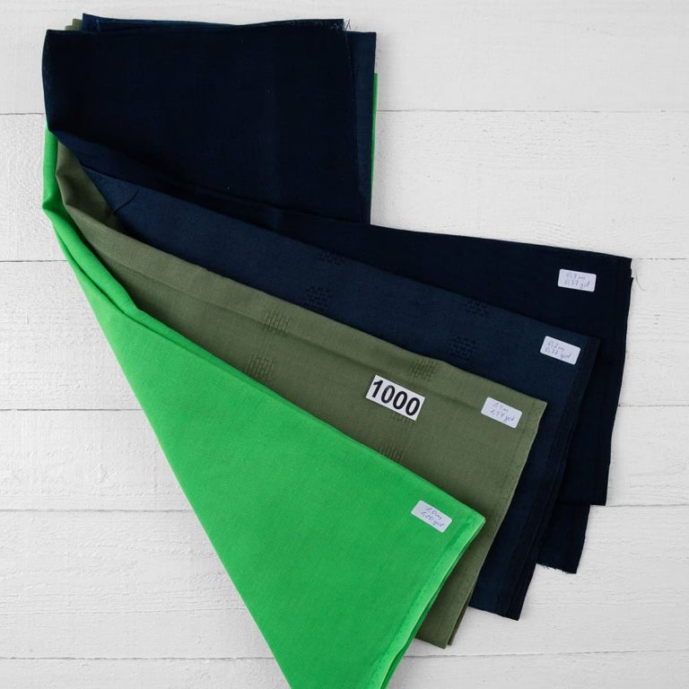 Linen Cotton Fabric Cuts, Set No. 1000