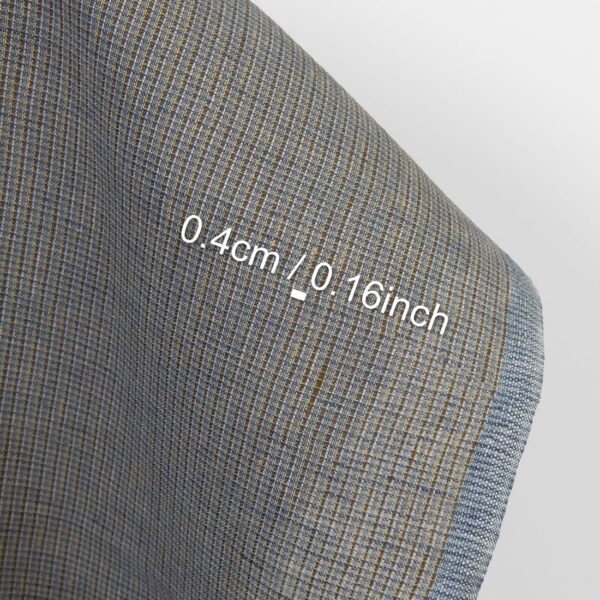 Linen fabric brown grey melange multicolour, with measurements